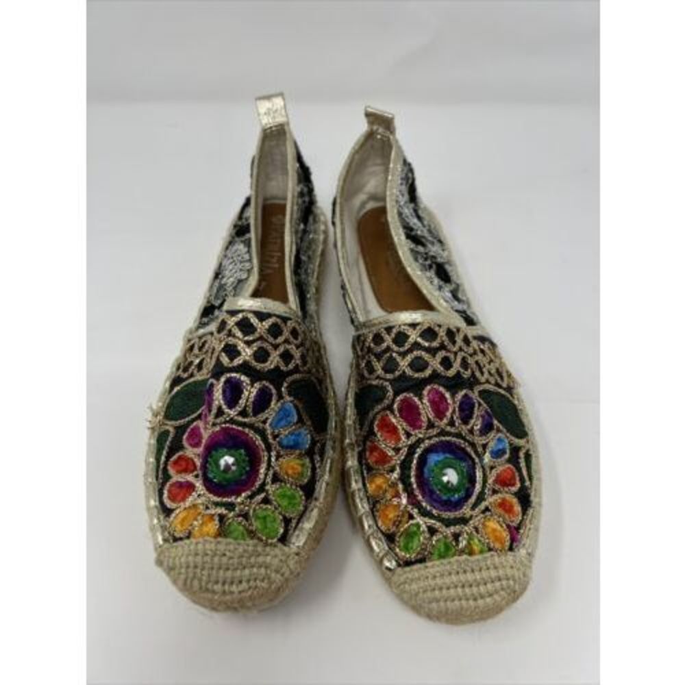 Patrizia Spring Step Maylis Espadrilles Shoes Size 37 US 5.5 Embellished